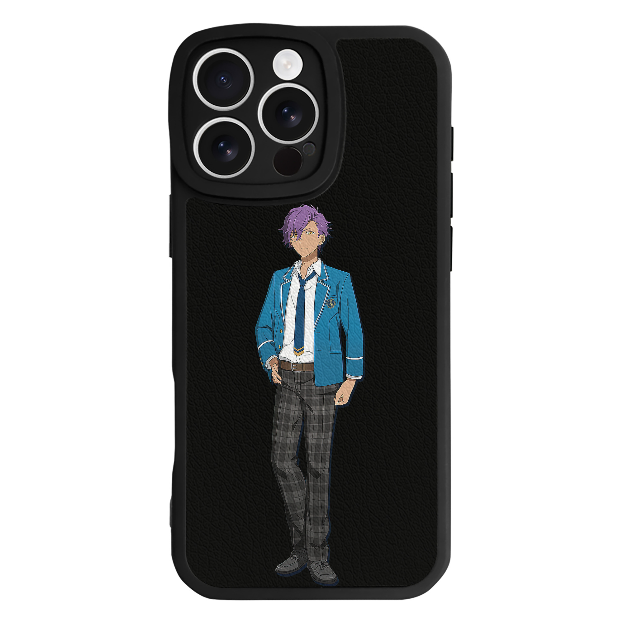 （画像用） あんさんぶるスターズ! Ensemble Stars 【iPhone 16シリーズ対応】シリコンスマホケース（レザー調） 材質：シリコン